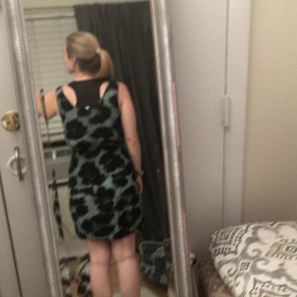 Kensie Black Teal Dress - Picture 5 of 5